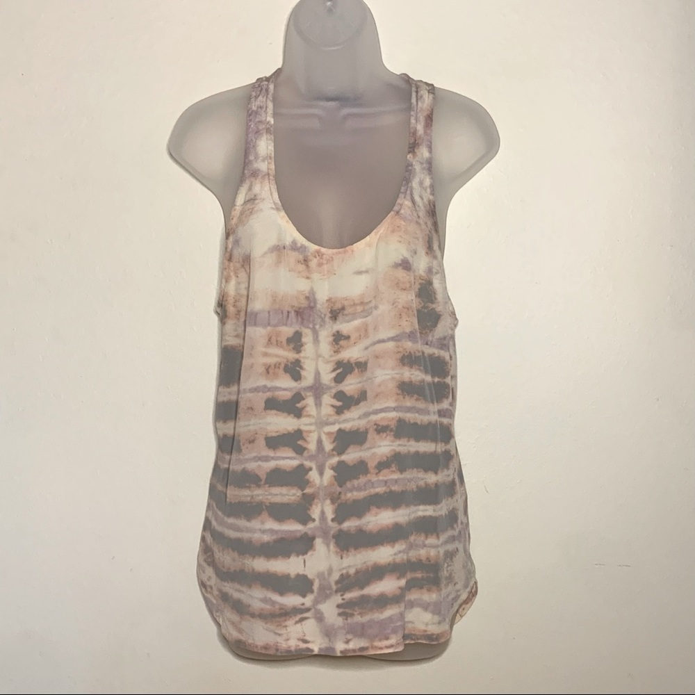 Gypsy 05 Silk Tie Dye Tank Top Racerback - Sz. S